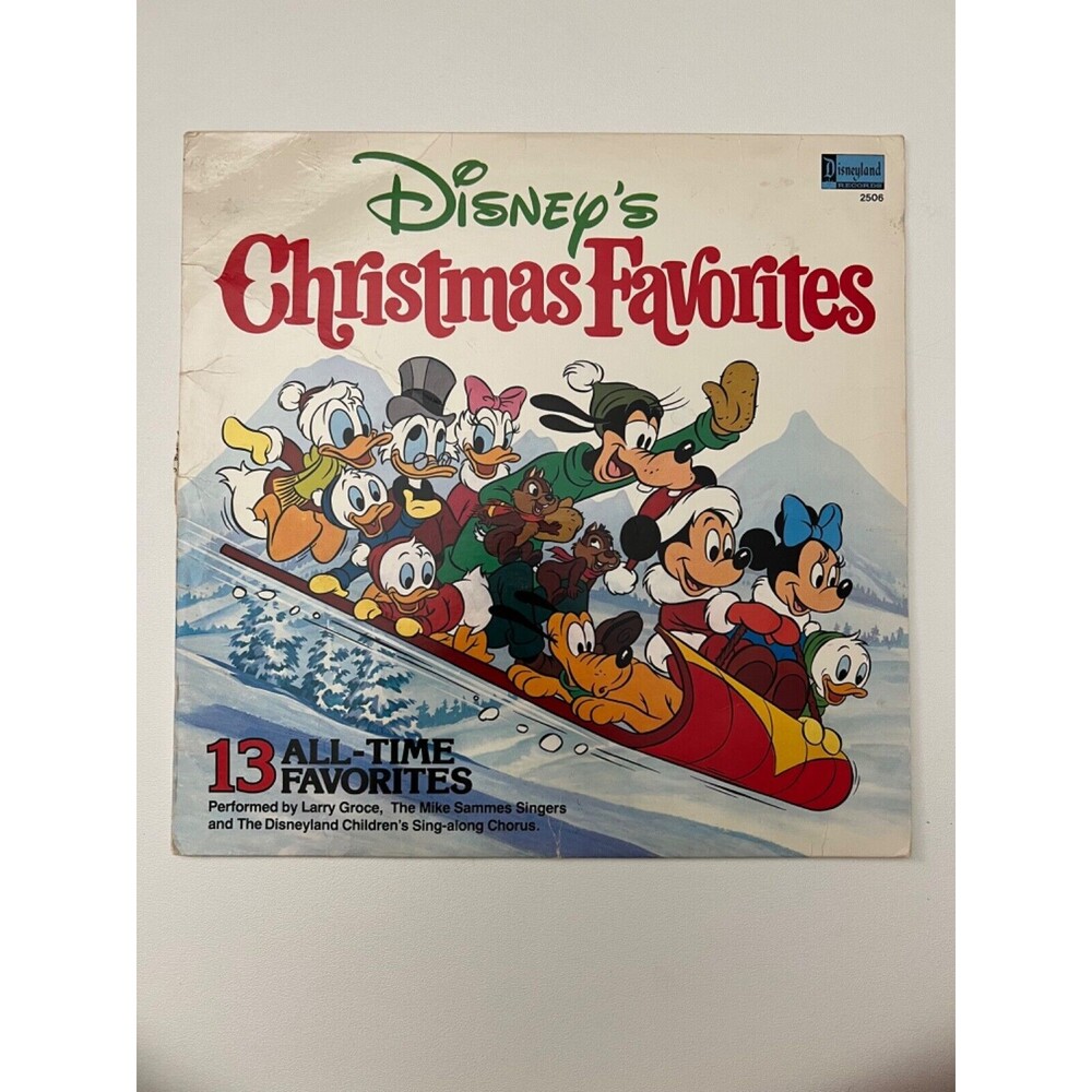 Disney's Christmas Favorites LP Disneyland Records 2506 1979 EX